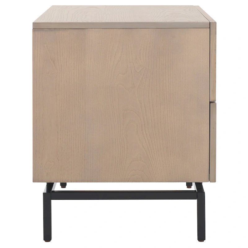 Meuble de rangement gris/noir