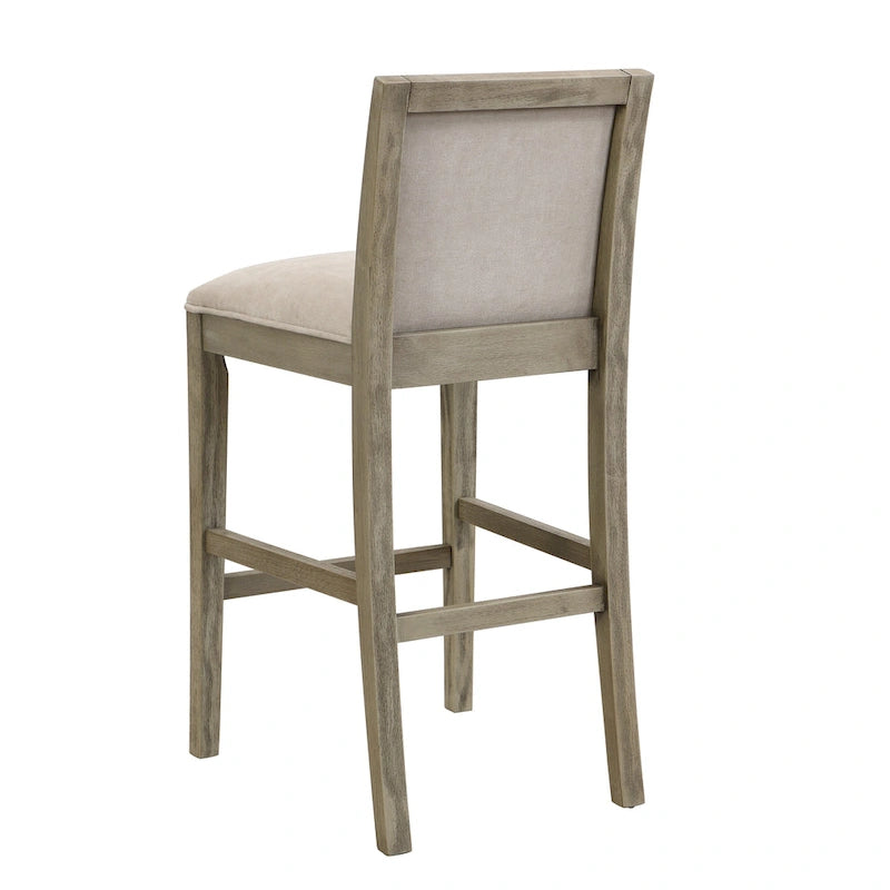 Tabourets de bar rétro, chaises de bar de 77,5 cm rembourrées