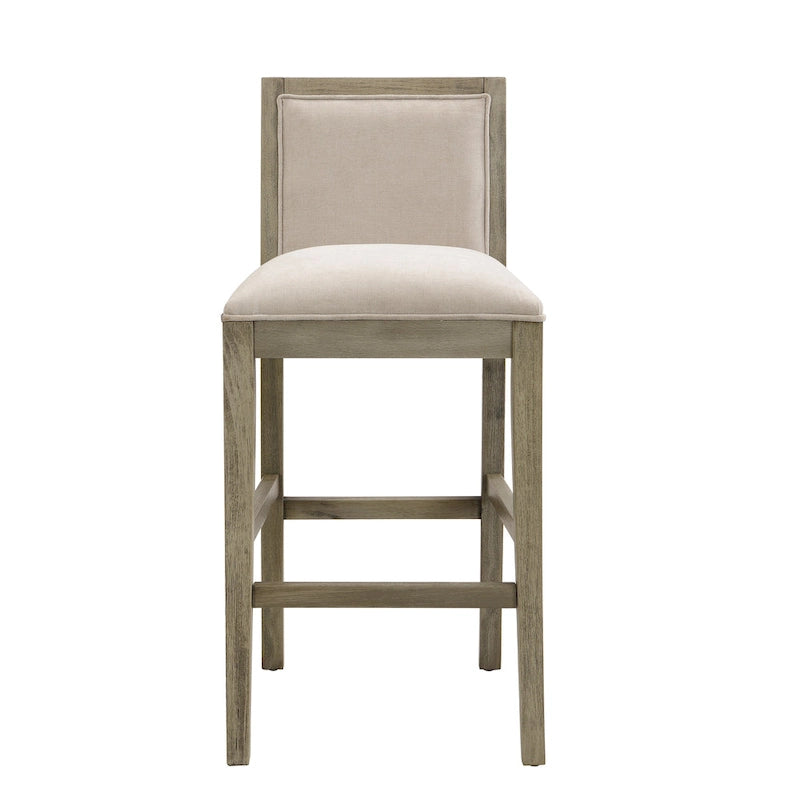 Tabourets de bar rétro, chaises de bar de 77,5 cm rembourrées