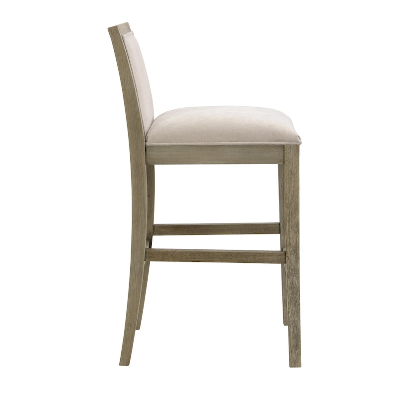Tabourets de bar rétro, chaises de bar de 77,5 cm rembourrées