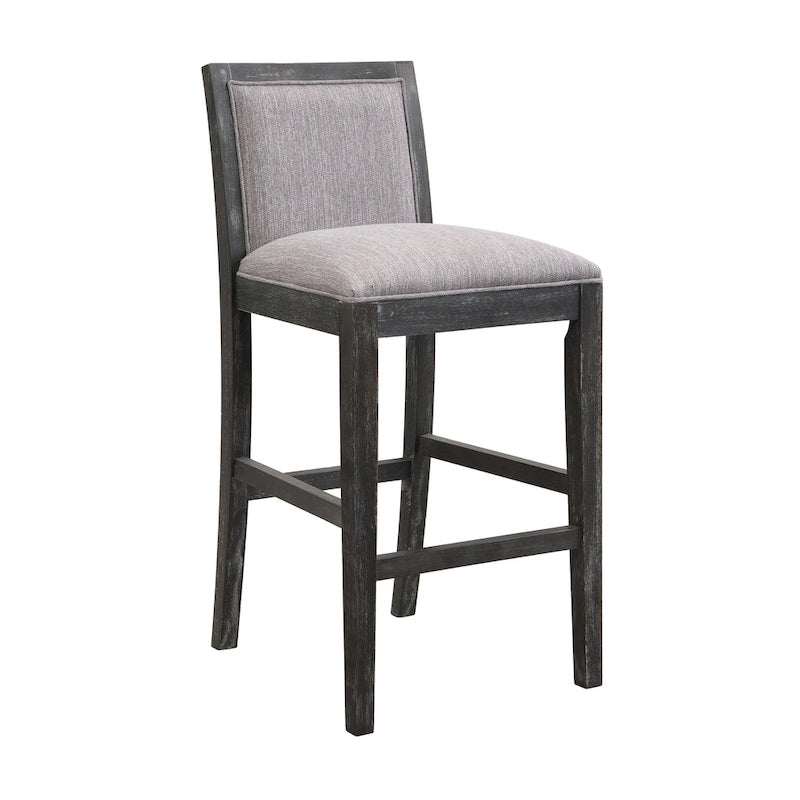 Tabourets de bar rétro, chaises de bar de 77,5 cm rembourrées