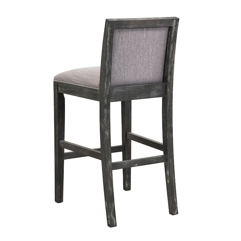 Tabourets de bar rétro, chaises de bar de 77,5 cm rembourrées