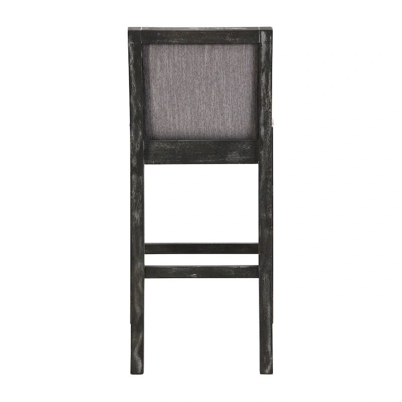 Tabourets de bar rétro, chaises de bar de 77,5 cm rembourrées