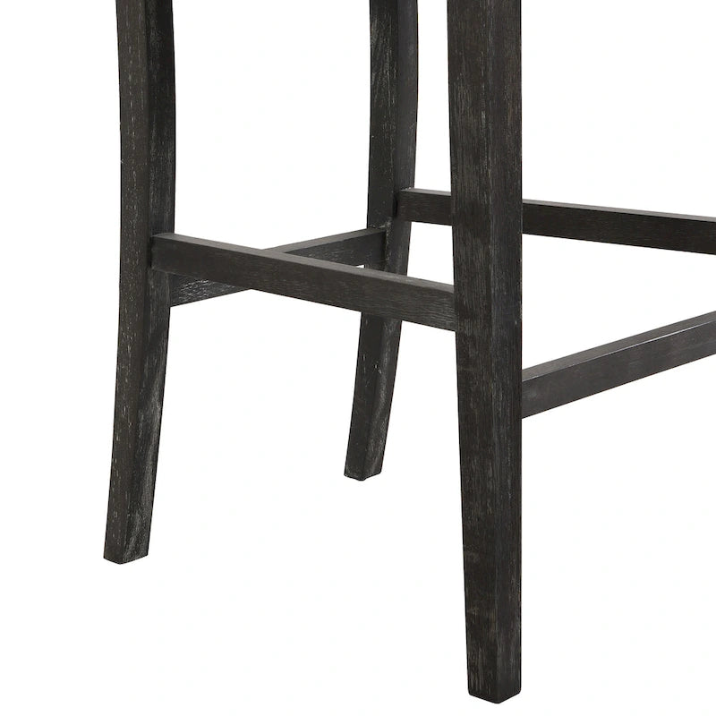 Tabourets de bar rétro, chaises de bar de 77,5 cm rembourrées