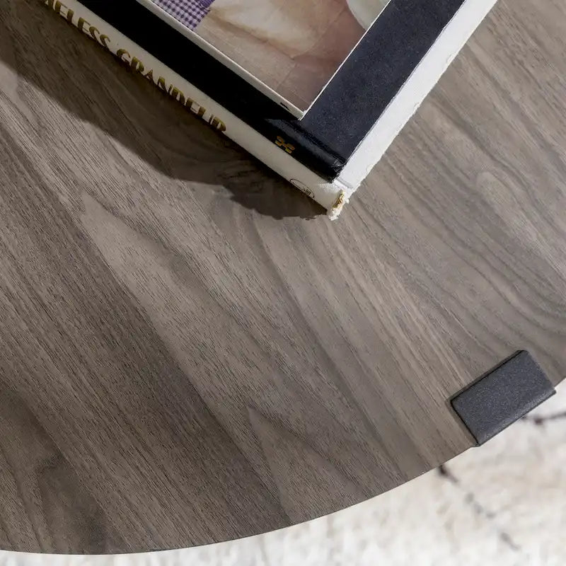 Table basse ronde en métal Wrap