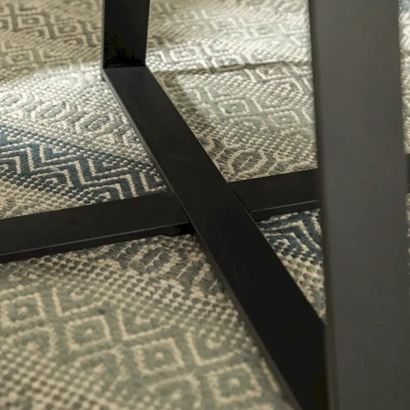 Table basse ronde en métal Wrap