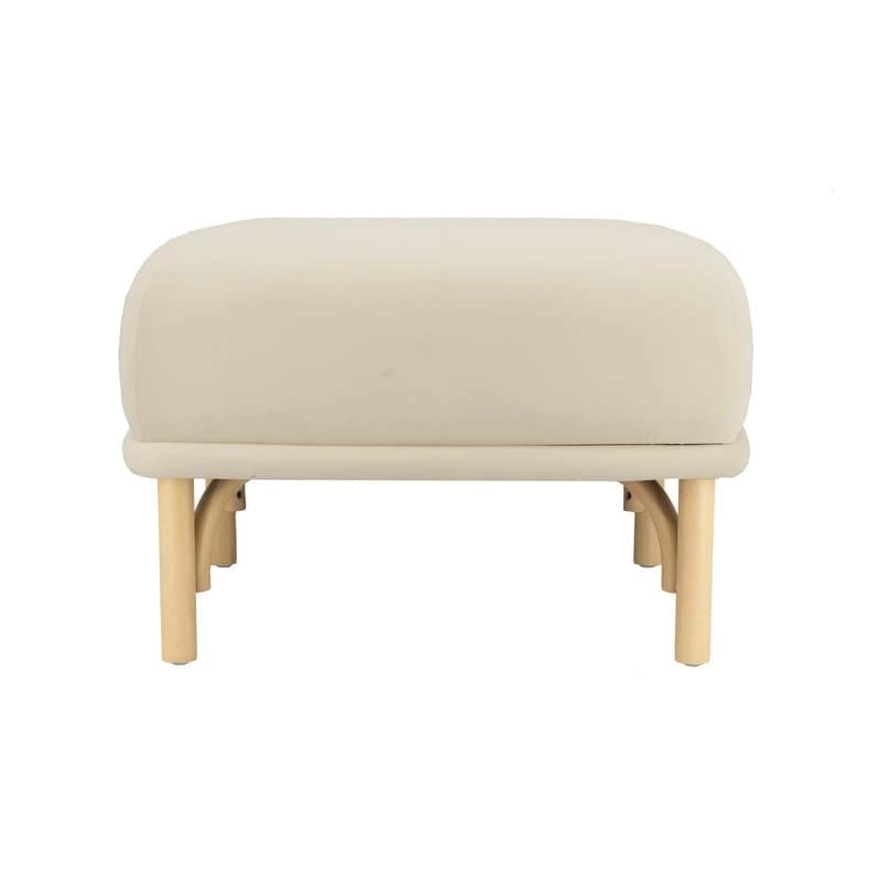 Somptueux pouf ottoman en velours