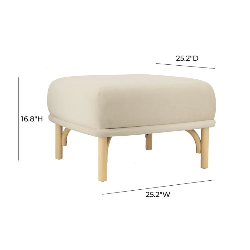 Somptueux pouf ottoman en velours