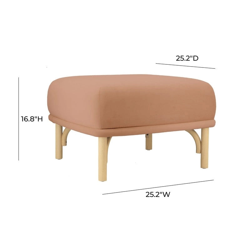 Somptueux pouf ottoman en velours