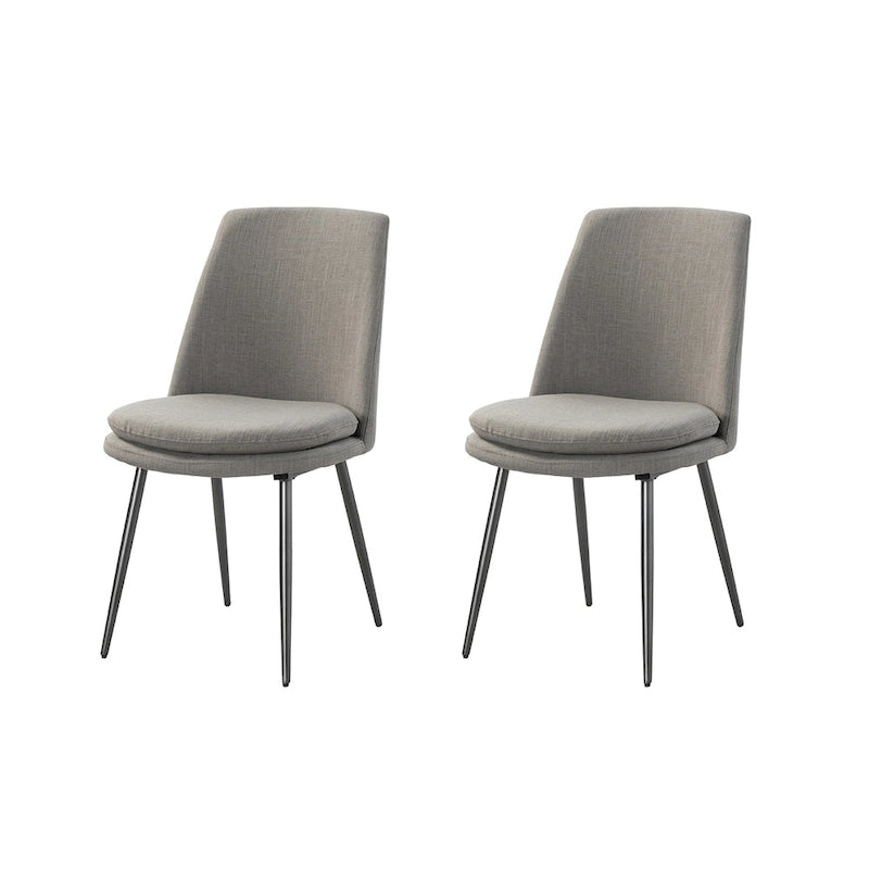 Chaises de salle à manger modernes et contemporaines avec pieds en métal