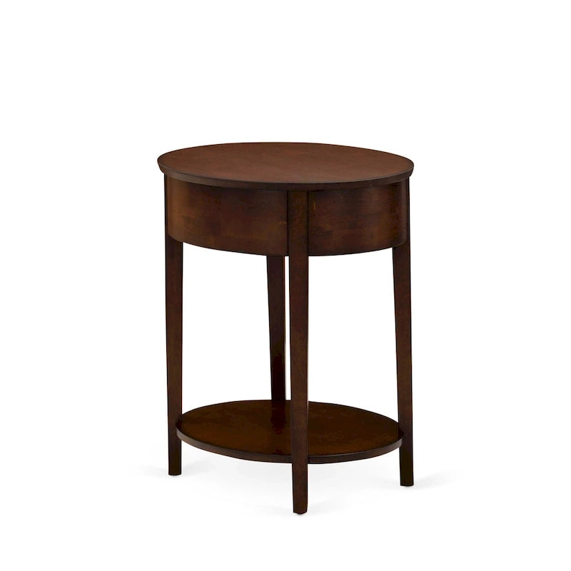 Cadre de lit Tête de lit marron et 1 table de chevet en bois
