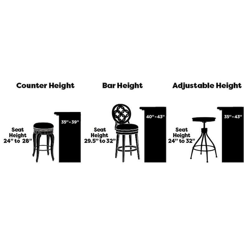Tabouret de bar pivotant