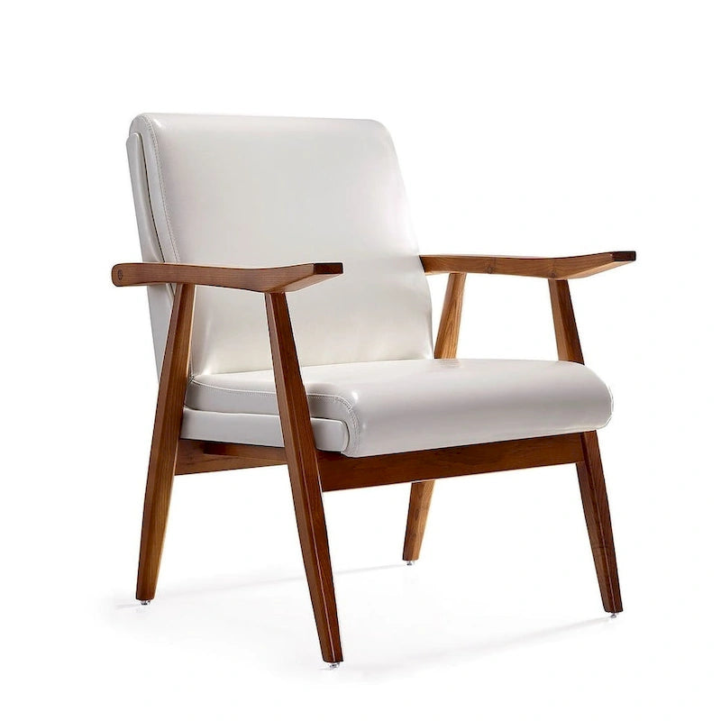 Manhattan Comfort ArchDuke Amber Faux Leather Accent Chair