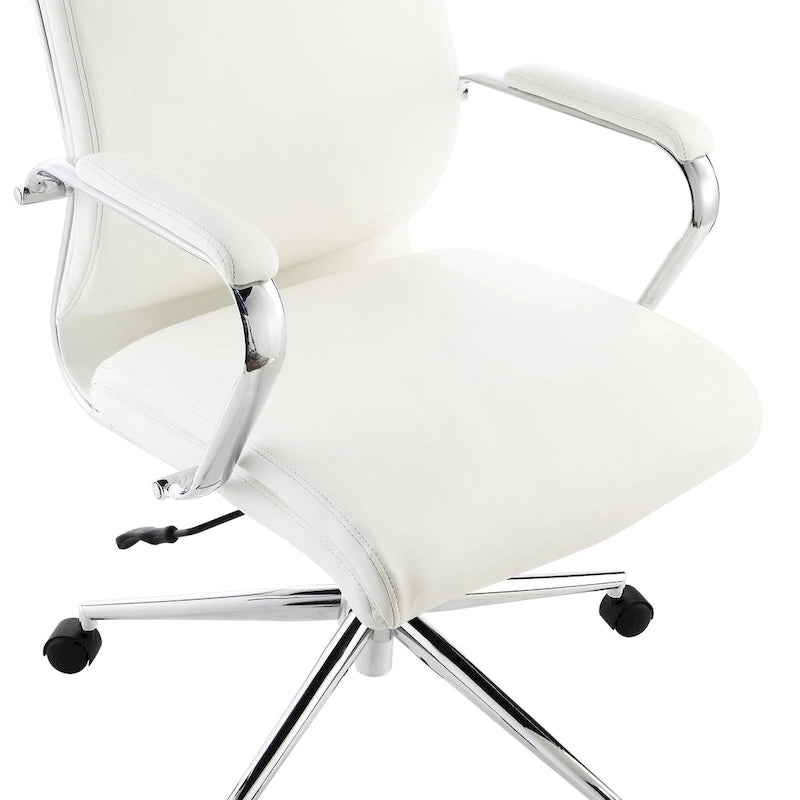 Chaise de bureau en tissu antimicrobien