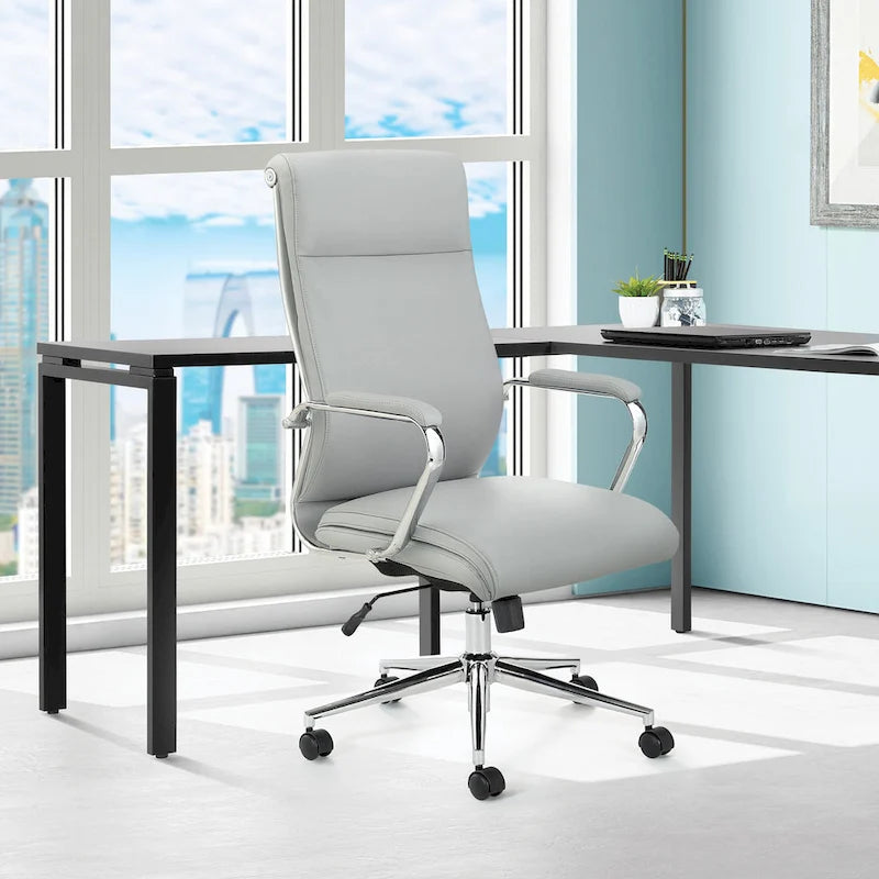 Chaise de bureau en tissu antimicrobien