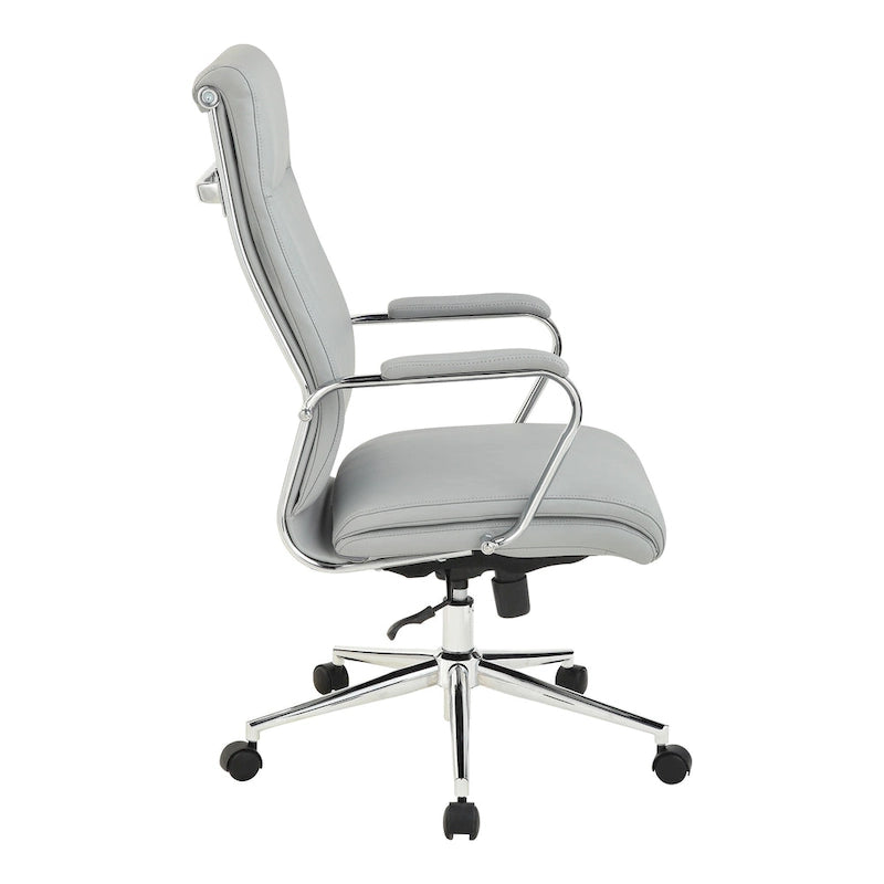 Chaise de bureau en tissu antimicrobien