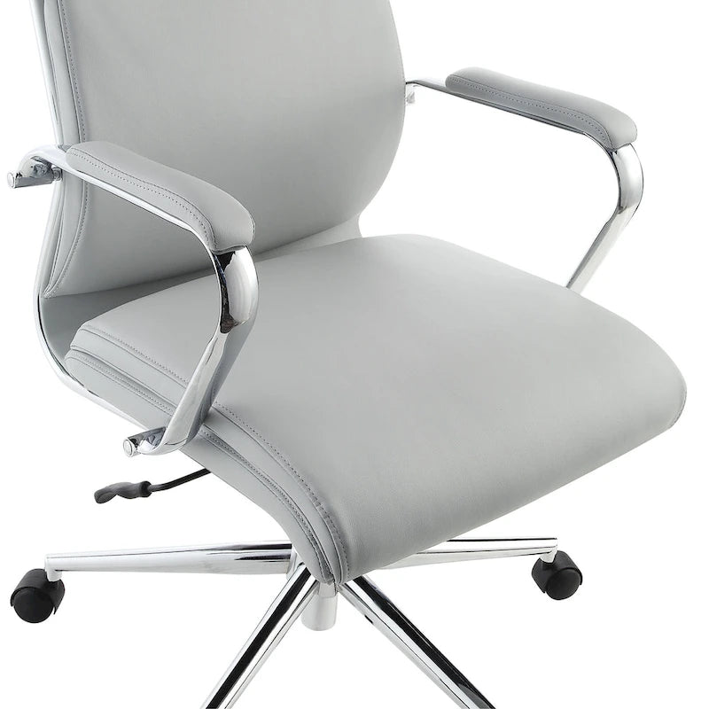 Chaise de bureau en tissu antimicrobien
