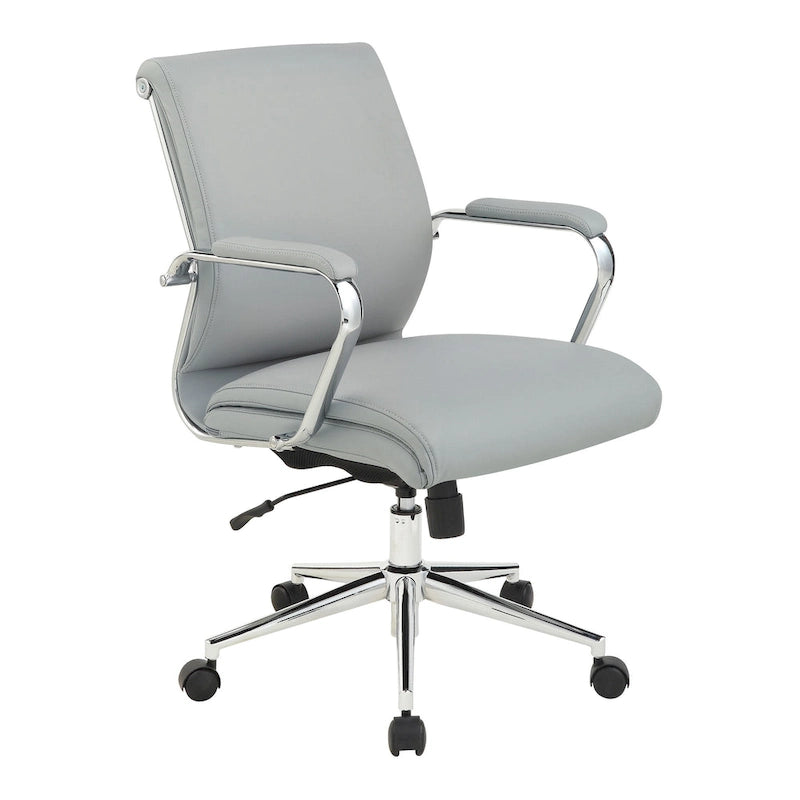 Chaise de bureau en tissu antimicrobien