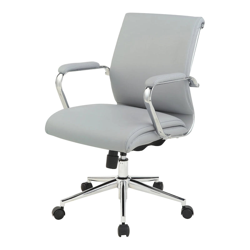 Chaise de bureau en tissu antimicrobien