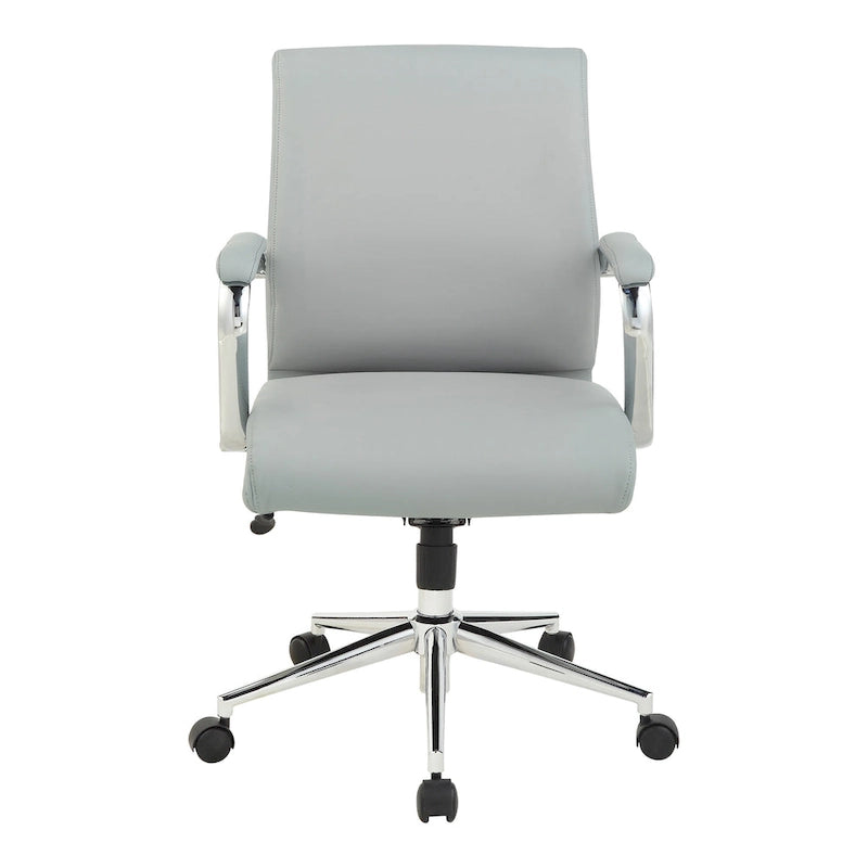 Chaise de bureau en tissu antimicrobien