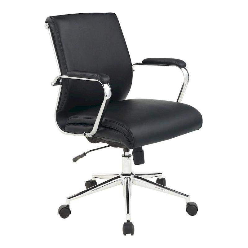 Chaise de bureau en tissu antimicrobien