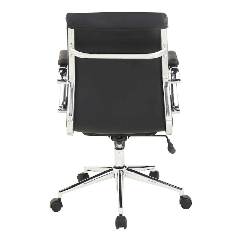 Chaise de bureau en tissu antimicrobien
