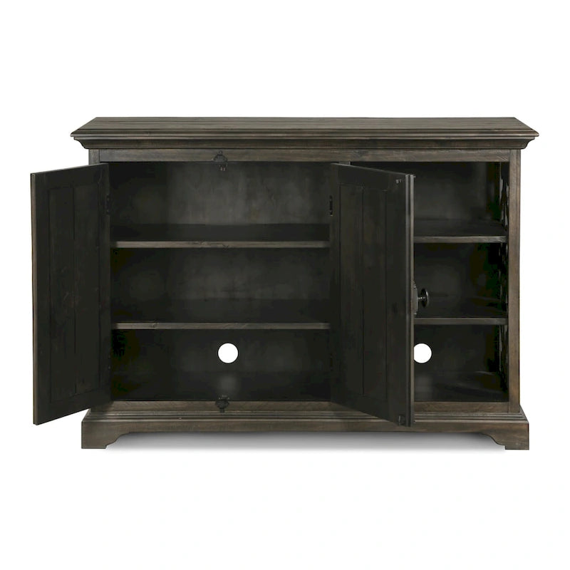 Meuble d'imprimante Poivre Noir vieilli traditionnel