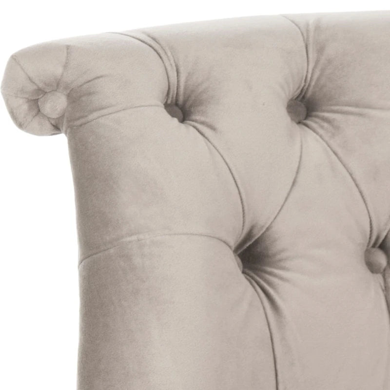 Fauteuil touffeté crème naturel