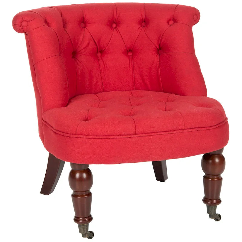 Fauteuil touffeté crème naturel