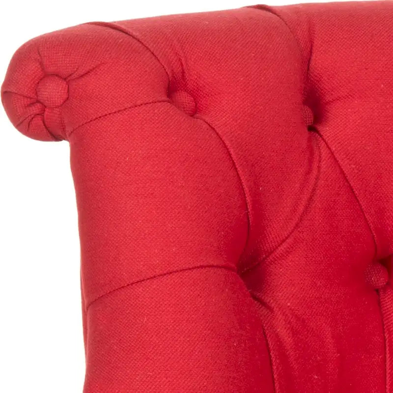 Fauteuil touffeté crème naturel