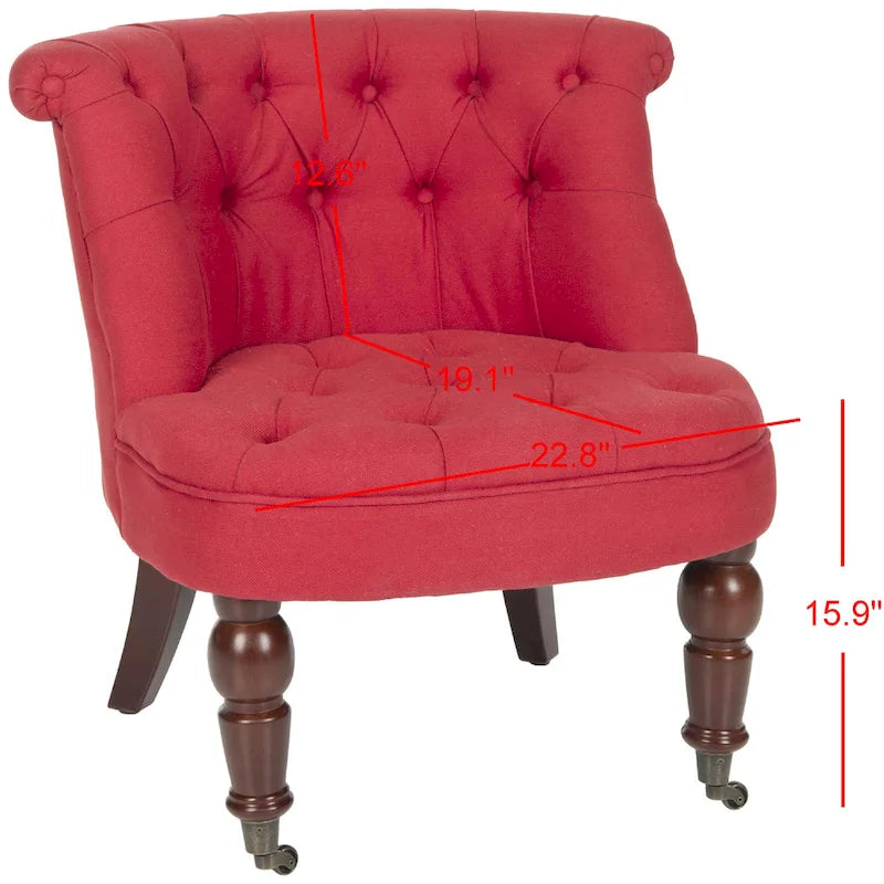 Fauteuil touffeté crème naturel