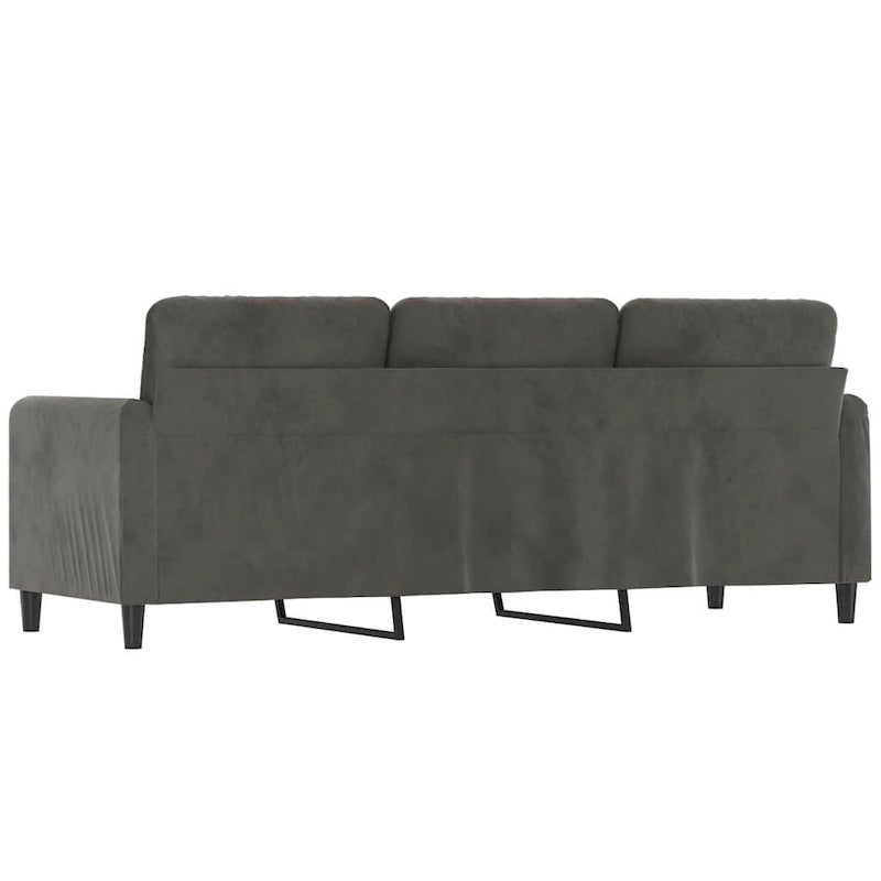 Fauteuil de salon d'appoint rembourré en velours avec accoudoirs