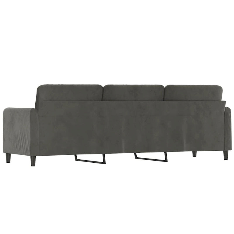 Fauteuil de salon d'appoint rembourré en velours avec accoudoirs