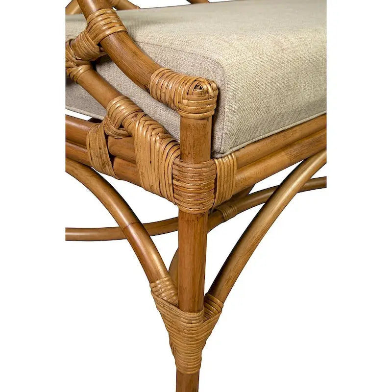 Banc en bambou