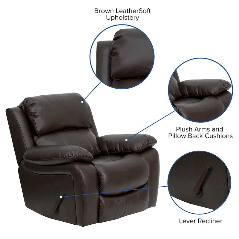 Fauteuil inclinable contemporain et à bascule