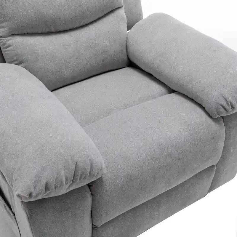 Fauteuil inclinable électrique avec fonction de massage réglable et système de chauffage