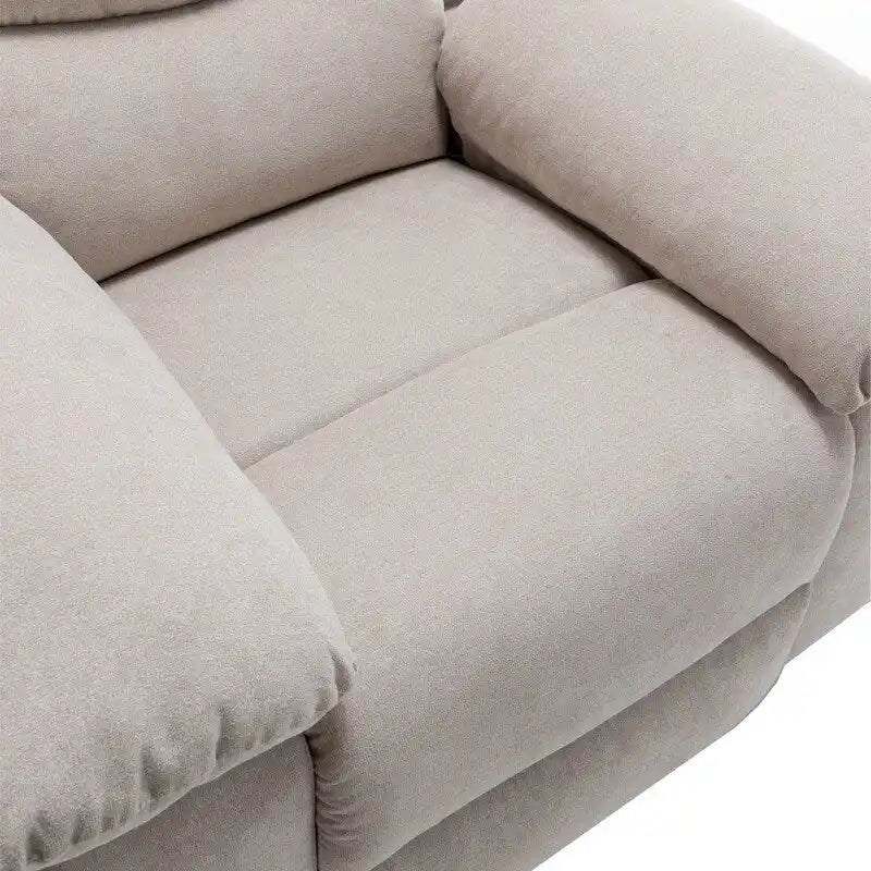 Fauteuil inclinable électrique avec fonction de massage réglable et système de chauffage