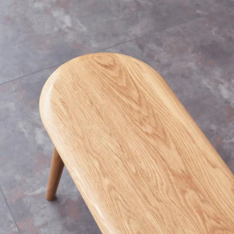 Bois de chêne naturel pour banc de salle à manger