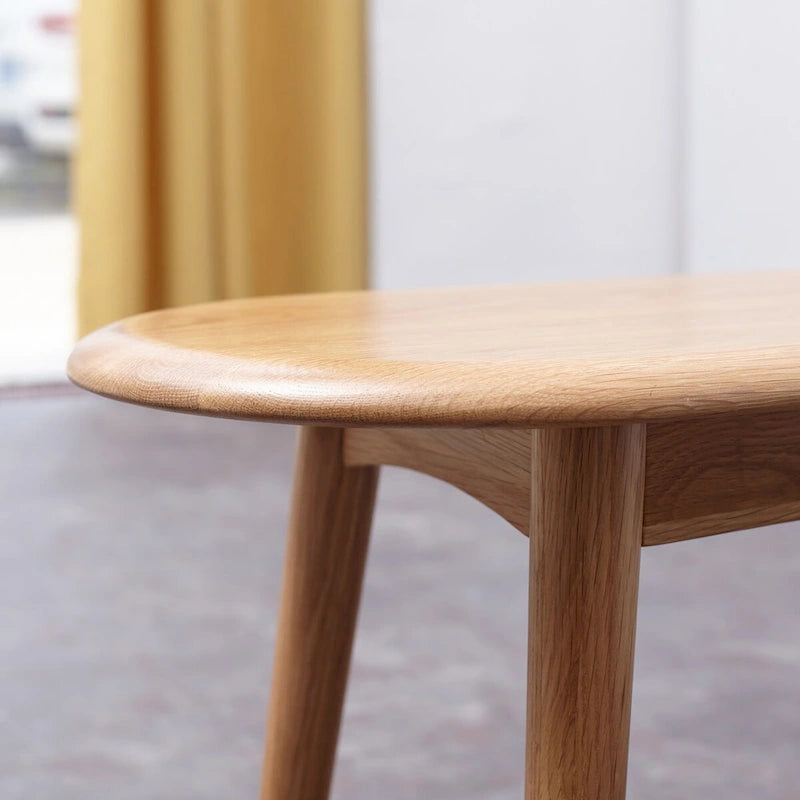 Bois de chêne naturel pour banc de salle à manger