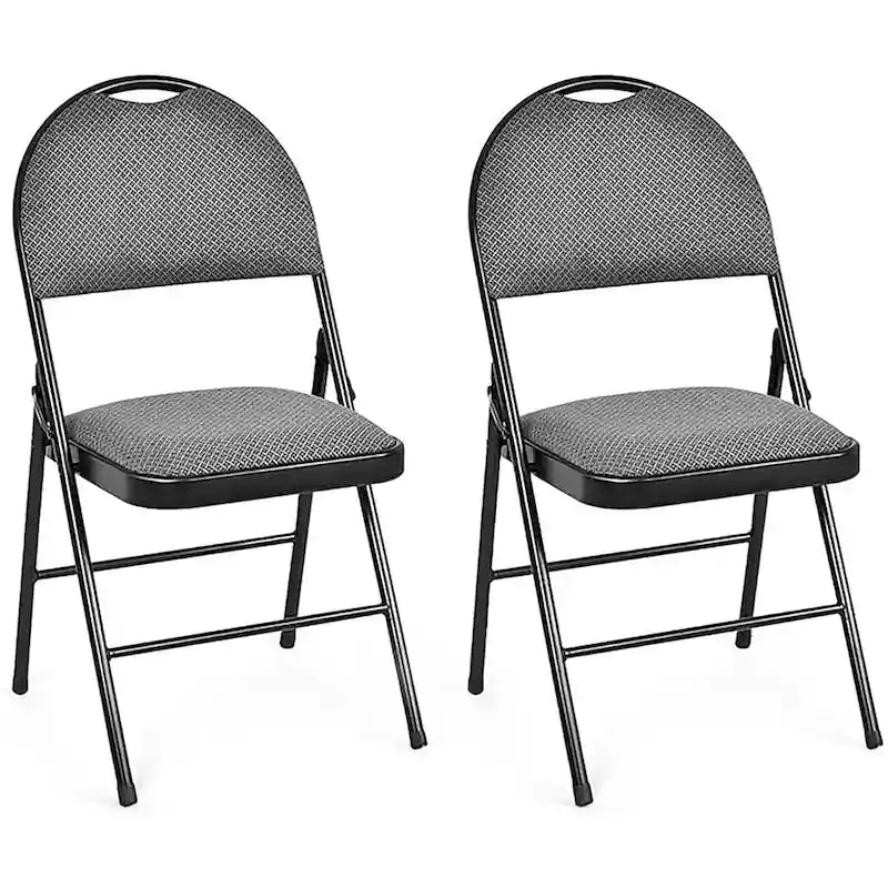 Chaises pliantes rembourrées portables pour bureau, cuisine ou salle à manger