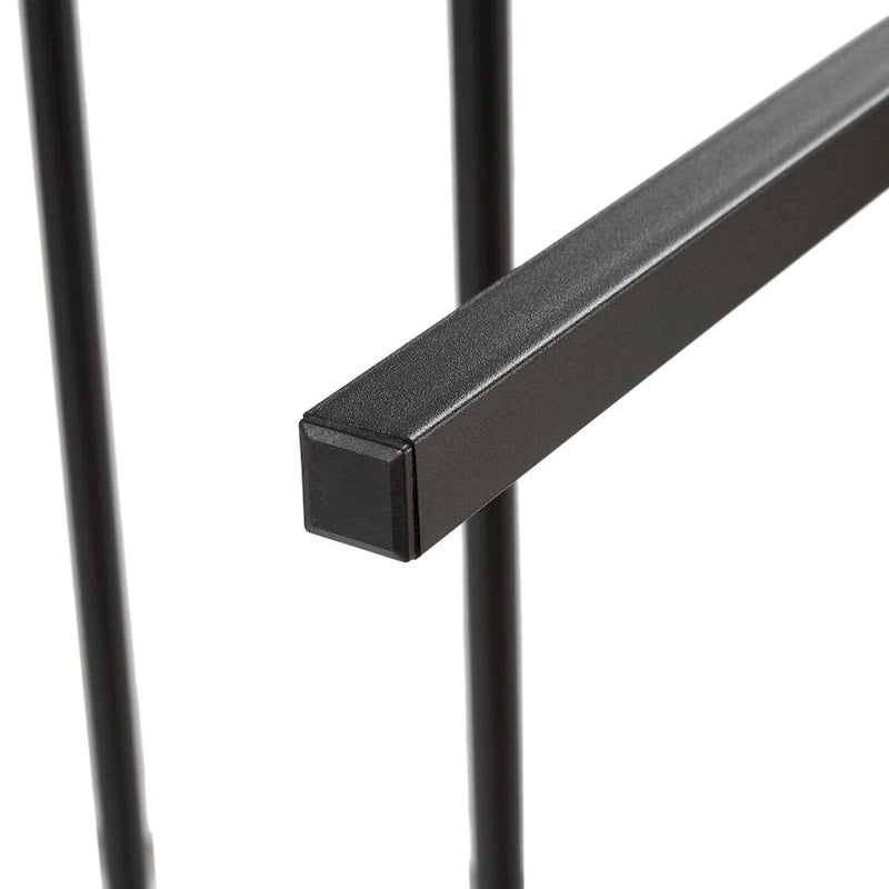 Cadre de lit plateforme en métal avec tête et pied de lit avec USB